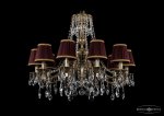 Люстра хрустальная Bohemia Ivele 1771/10/220/A/GB/SH9B