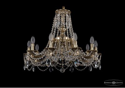 Люстра хрустальная Bohemia Ivele 1771/10/220/C/GB Люстра хрустальная Bohemia Ivele 1771/10/220/C/GB