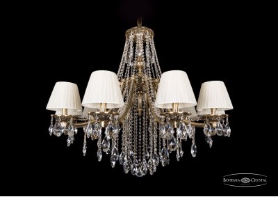 Люстра хрустальная Bohemia Ivele 1771/10/340/B/GB/SH3-160