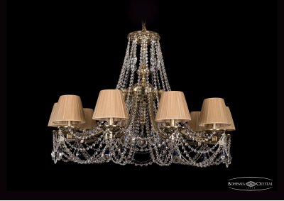 Люстра хрустальная Bohemia Ivele 1771/10/340/C/GB/SH37-160