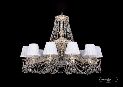 Люстра хрустальная Bohemia Ivele 1771/12/340/C/GW/SH13-160