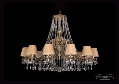 Люстра хрустальная Bohemia Ivele 1771/12/410/A/FP/SH37-160