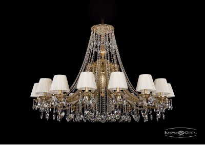 Люстра хрустальная Bohemia Ivele 1771/16/490/A/G/SH3-160