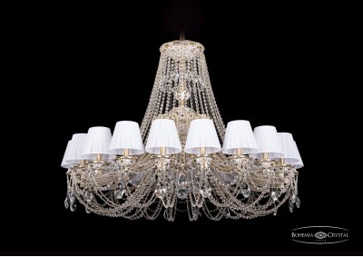 Люстра хрустальная Bohemia Ivele 1771/20/410/C/GW/SH13-160 Люстра хрустальная Bohemia Ivele 1771/20/410/C/GW/SH13-160