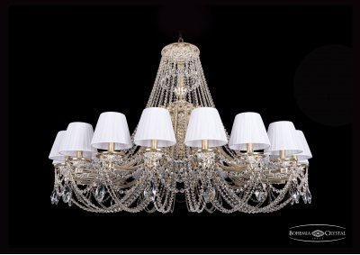 Люстра хрустальная Bohemia Ivele 1771/20/490/C/GW/SH2-160 Люстра хрустальная Bohemia Ivele 1771/20/490/C/GW/SH2-160