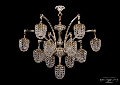 Люстра хрустальная Bohemia Ivele 1772/12+1/342/GW