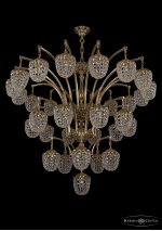 Большая хрустальная люстра Bohemia Ivele 1772/16+10+5+1/490/GB
