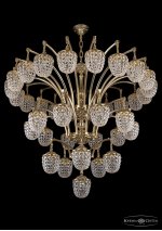 Люстра хрустальная большая Bohemia Ivele 1772/20+10+5/490/GB