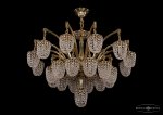 Люстра хрустальная большая Bohemia Ivele 1772/24+1/342/GB