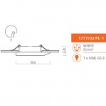 Светильник потолочный Divinare 1777/03 PL-1 ORBITE