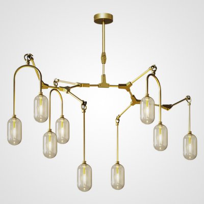 Подвесная люстра WILLOW 9 ImperiumLoft 177869-26 Подвесная люстра WILLOW 9 ImperiumLoft 177869-26