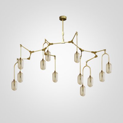 Подвесная люстра WILLOW 12 ImperiumLoft 177870-26 Подвесная люстра WILLOW 12 ImperiumLoft 177870-26