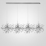 Люстра Tezani Argent Suspension Linear 4 L140 ImperiumLoft 177953-22
