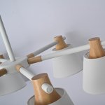 Потолочная люстра на штанге NATURA A WHITE 6 ImperiumLoft 177987-26