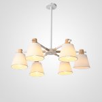 Потолочная люстра на штанге NATURA A WHITE 6 ImperiumLoft 177987-26