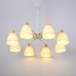 Потолочная люстра на штанге NATURA A WHITE 8 ImperiumLoft 177988-26