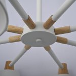 Потолочная люстра на штанге NATURA A WHITE 8 ImperiumLoft 177988-26