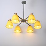 Потолочная люстра на штанге NATURA A YELLOW 6 ImperiumLoft 177989-26
