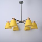 Потолочная люстра на штанге NATURA A YELLOW 6 ImperiumLoft 177989-26