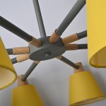 Потолочная люстра на штанге NATURA A YELLOW 8 ImperiumLoft 177990-26