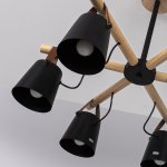 Люстра потолочная на штанге NATURA C6 black ImperiumLoft 178001-26