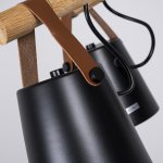 Люстра потолочная на штанге NATURA C8 black ImperiumLoft 178002-26