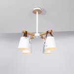 Люстра потолочная на штанге NATURA C4 white ImperiumLoft 178003-26