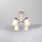 Люстра потолочная на штанге NATURA C4 white ImperiumLoft 178003-26
