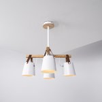Люстра потолочная на штанге NATURA C4 white ImperiumLoft 178003-26