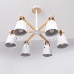 Люстра потолочная на штанге NATURA C6 white ImperiumLoft 178004-26