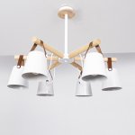 Люстра потолочная на штанге NATURA C6 white ImperiumLoft 178004-26