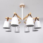 Люстра потолочная на штанге NATURA C8 white ImperiumLoft 178005-26