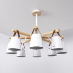 Люстра потолочная на штанге NATURA C8 white ImperiumLoft 178005-26