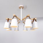 Люстра потолочная на штанге NATURA C8 white ImperiumLoft 178005-26