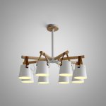 Люстра потолочная на штанге NATURA C8 white ImperiumLoft 178005-26