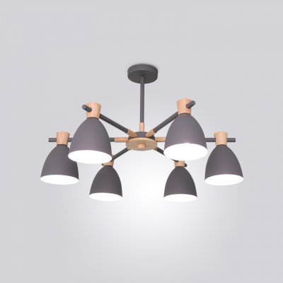 Потолочная люстра FOLKE 6 Gray ImperiumLoft 178023-26 Потолочная люстра FOLKE 6 Gray ImperiumLoft 178023-26