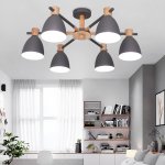 Потолочная люстра FOLKE 8 Gray ImperiumLoft 178024-26