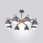 Потолочная люстра FOLKE 8 Gray ImperiumLoft 178024-26