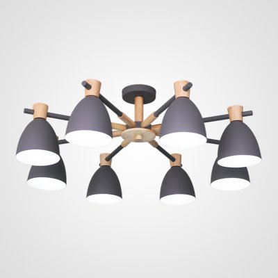 Потолочная люстра FOLKE 8 Gray ImperiumLoft 178024-26