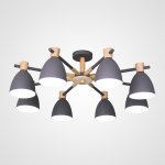 Потолочная люстра FOLKE 8 Gray ImperiumLoft 178024-26