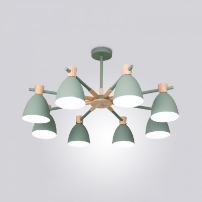 Потолочная люстра FOLKE 8 Green ImperiumLoft 178027-26