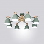 Потолочная люстра FOLKE 8 Green ImperiumLoft 178027-26