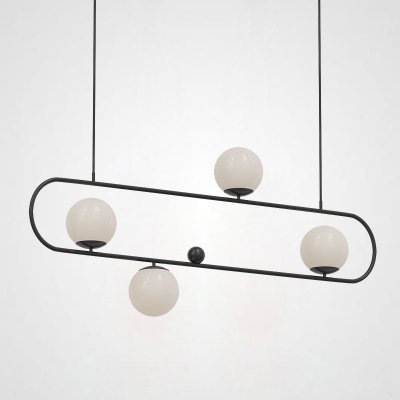 Подвесной реечный светильник HOOP L120 ЧЕРНЫЙ ImperiumLoft 178054-26