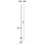 Настенный светильник LINES Ball 200 Gold ImperiumLoft 178059-26