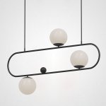 Подвесной реечный светильник HOOP L90 Черный ImperiumLoft 178061-26