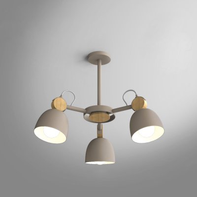 Потолочная люстр на штанге ROLLA 3 beige ImperiumLoft 178066-26