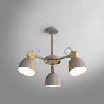 Потолочная люстр на штанге ROLLA 3 beige ImperiumLoft 178066-26