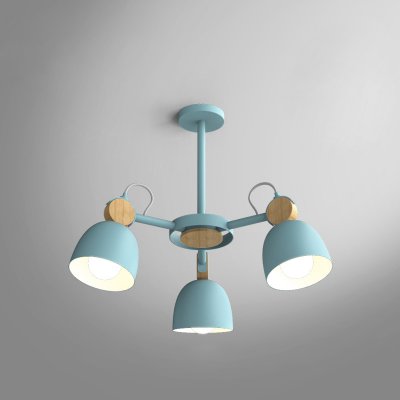 Потолочная люстр на штанге ROLLA 3 blueice ImperiumLoft 178068-26