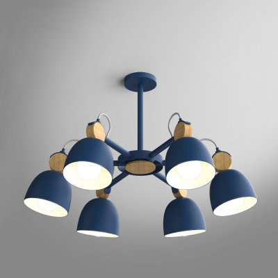 Потолочная люстр на штанге ROLLA 6 bilberry ImperiumLoft 178071-26