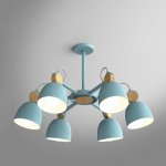 Потолочная люстр на штанге ROLLA 6 blueice ImperiumLoft 178072-26